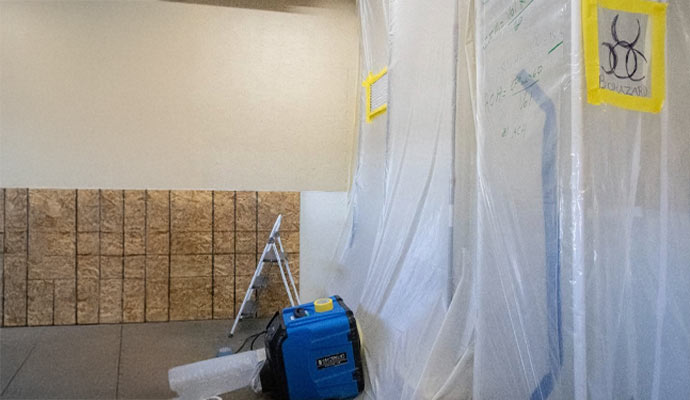 Biohazard containment area