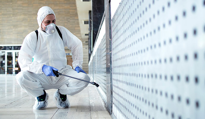 Professional disinfectant service