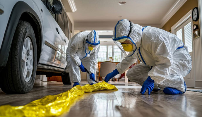 Professional trauma cleanup service