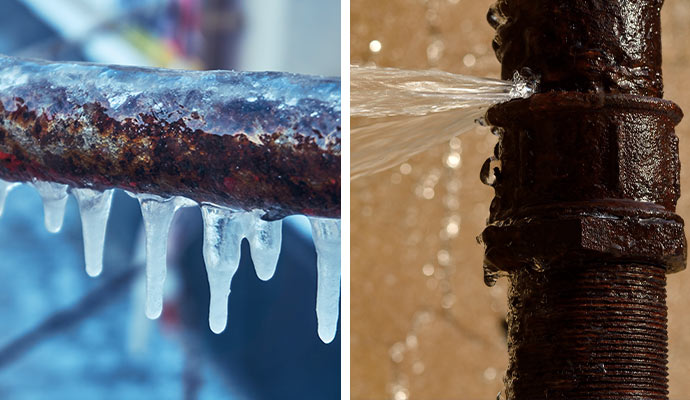 Frozen and Burst Pipe Cleanup in Billings, MT