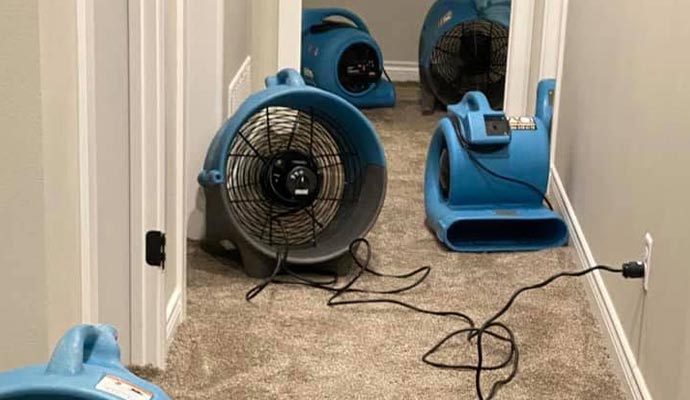 Emergency water damage restoration service