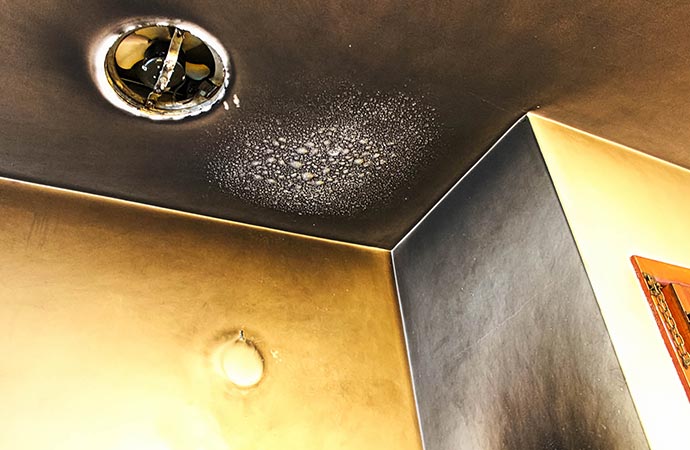 fire smoke exhusted fan damage