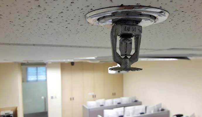 fire sprinklers in office