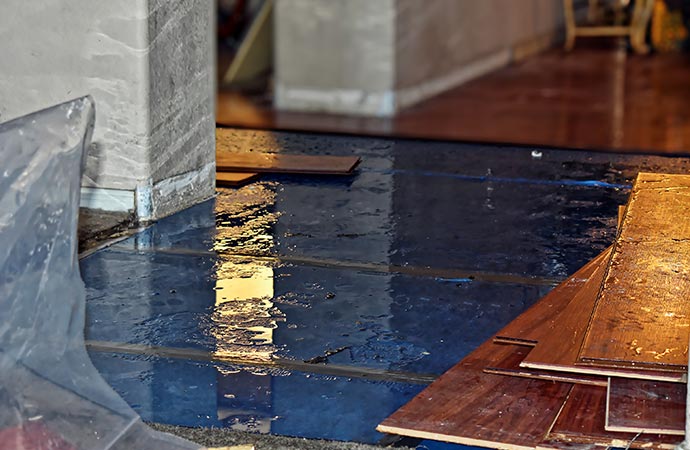 Water damage categorization