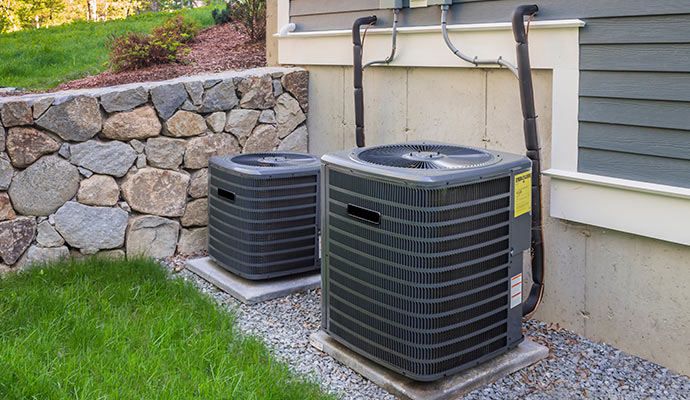 installed hvac system