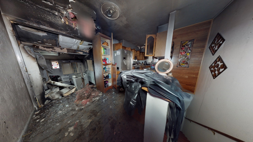 Fire Damage House