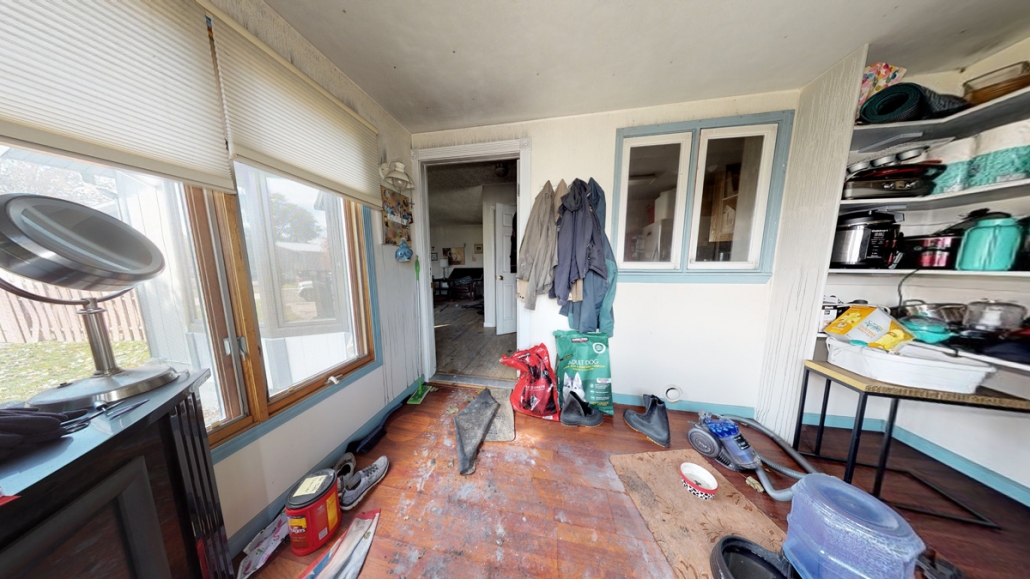 Mold Damaged Kitchen