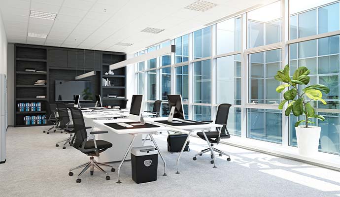Modern corporate office space