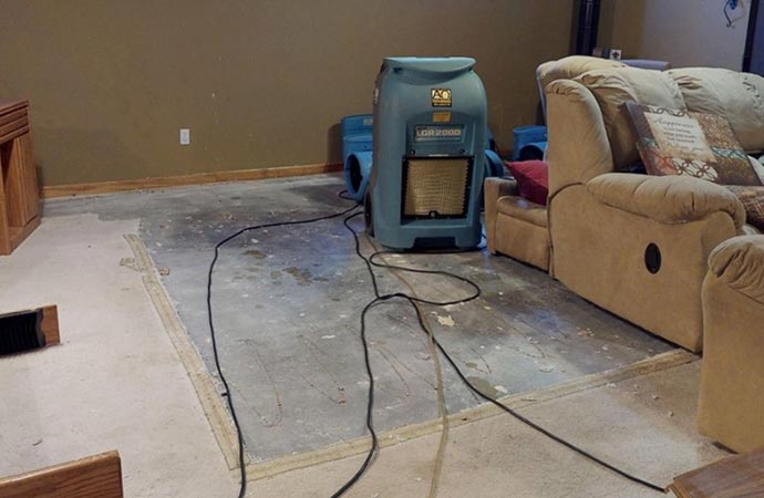 Water damage restoration equipment