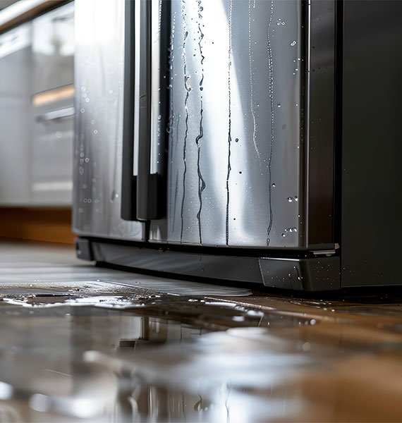 Refrigerator water leak