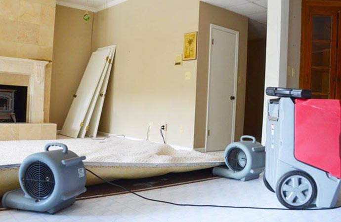 Water damage restoration service