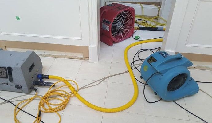 Residential home water damage restoration service