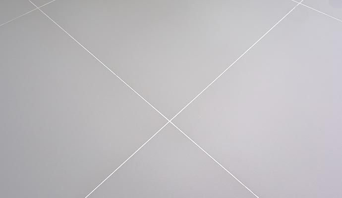 Restored clean tile floor