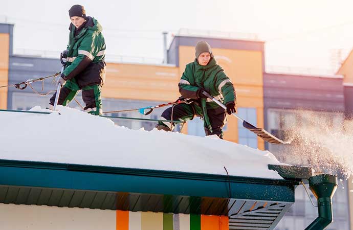 snow removal from roof