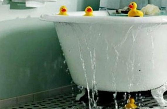 tub overflow restoration and cleanup service