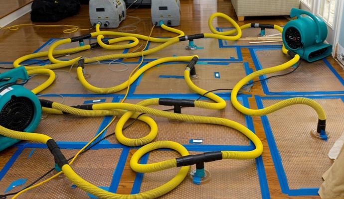 Water damage restoration