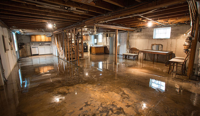Flooded Basement Cleanup and Restoration in Billings, MT