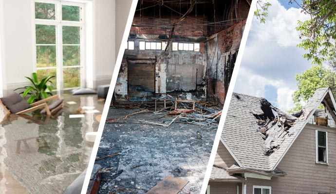 water, fire & structural damage in Bearcreek