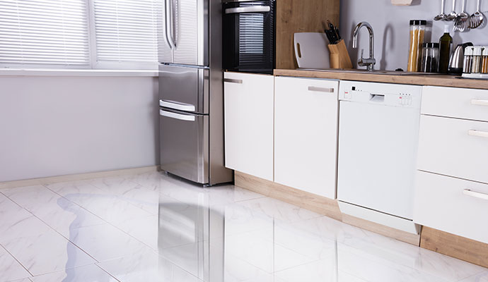 Refrigerator Leak Cleanup in Billings and Laurel by Alpha Omega